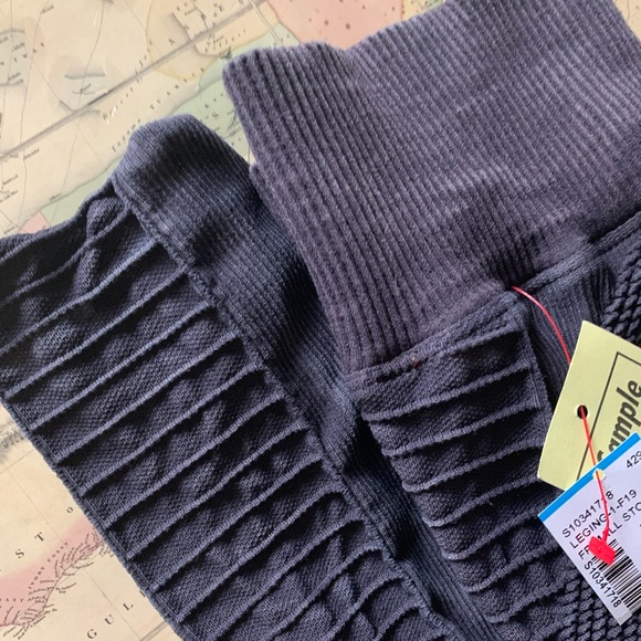 Free People Washed Eggplant Leggings Sample XS - Picture 1 of 11